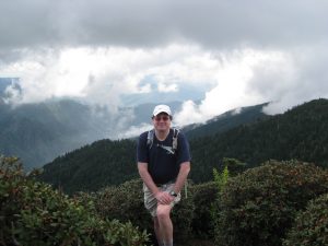 Lee on Mt LeConte in Smokey Mtn National Park.